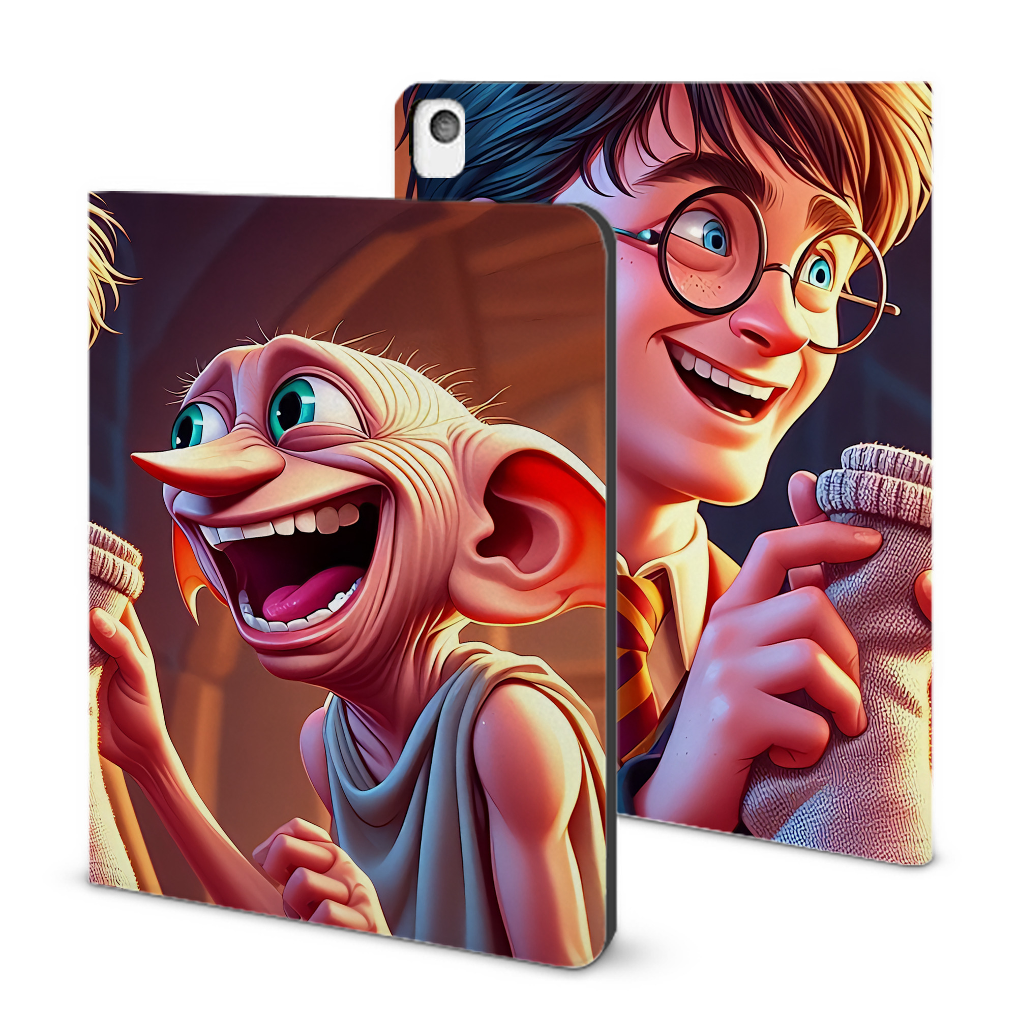 （画像用） Harry Potter ハリー・ポッターシリーズ IPadケース ペンホルダー付き ブックスタイルデザイン
